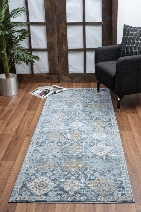 Noble - GC_GEN7005 Blue 5' x 7' Area Rug