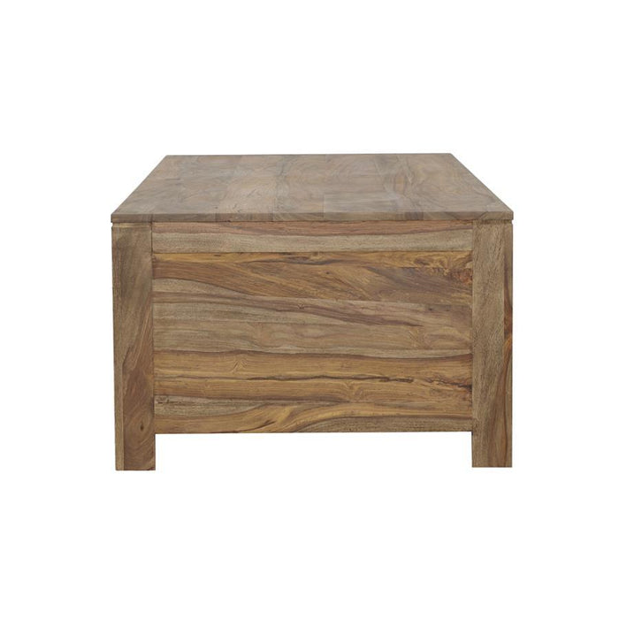 Persia 6-drawer Storage Coffee Table Natural Sheesham