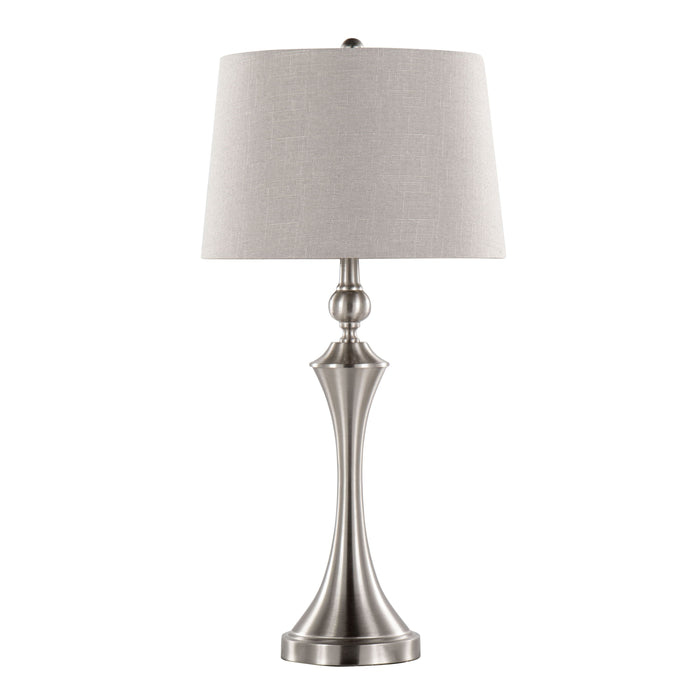 Flint - Contemporary Table Lamp Built In USB Port (Set of 2)