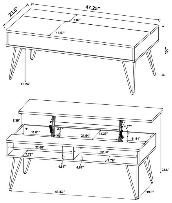 Lift Top Coffee Table