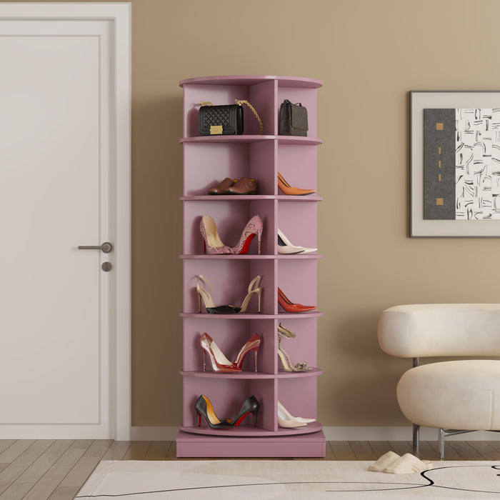 360 Rotating Shoe Cabinet 6 Layers