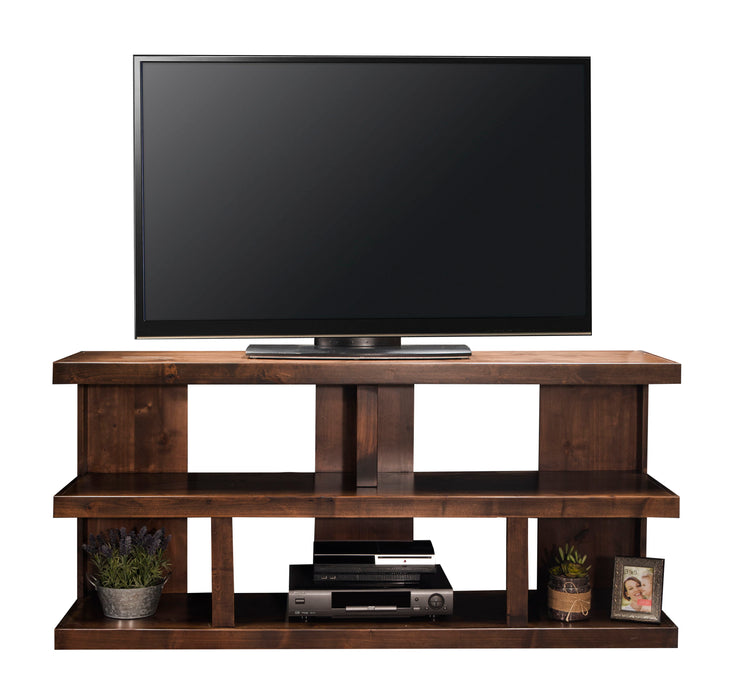 Sausalito - 64" Open Console TV Stand - Whiskey