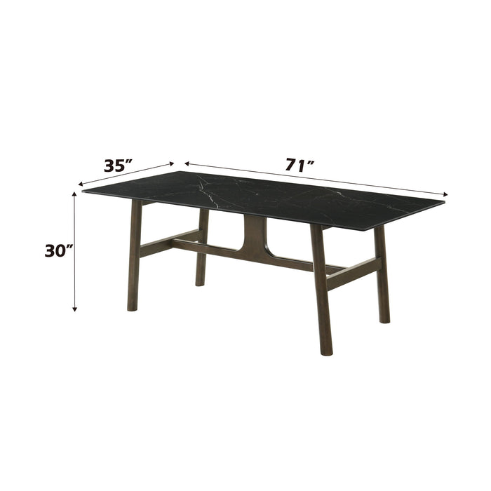 Destin - Ceramic Dining Table - Black