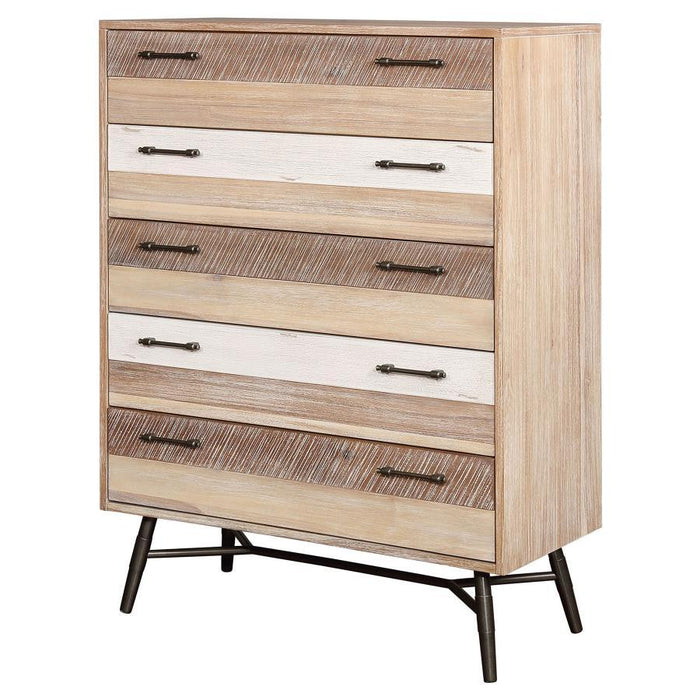 Marlow Collection - Marlow 5-drawer Chest Rough Sawn Multi