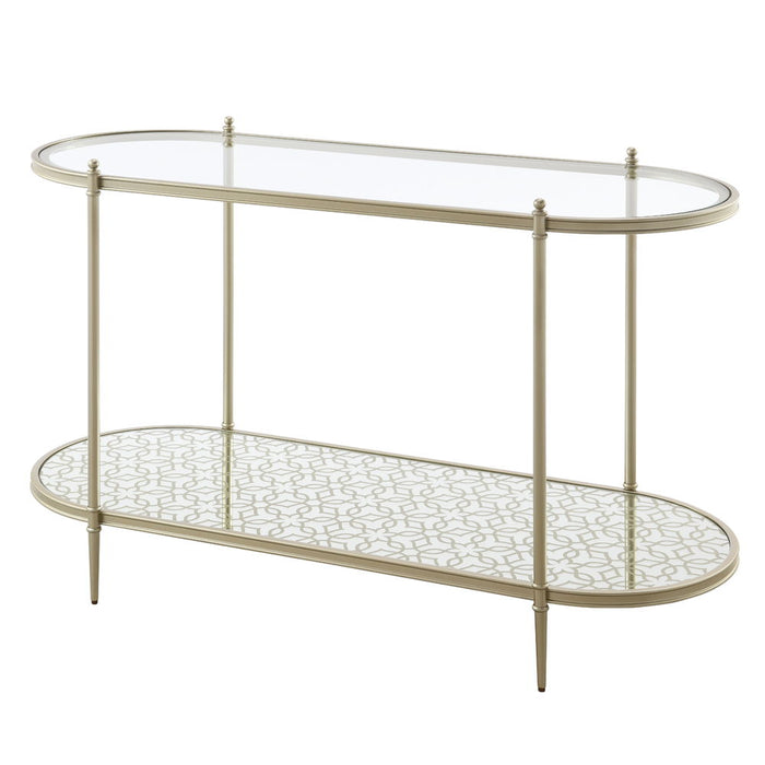 Zaba - Sofa Table - Pearl Silver