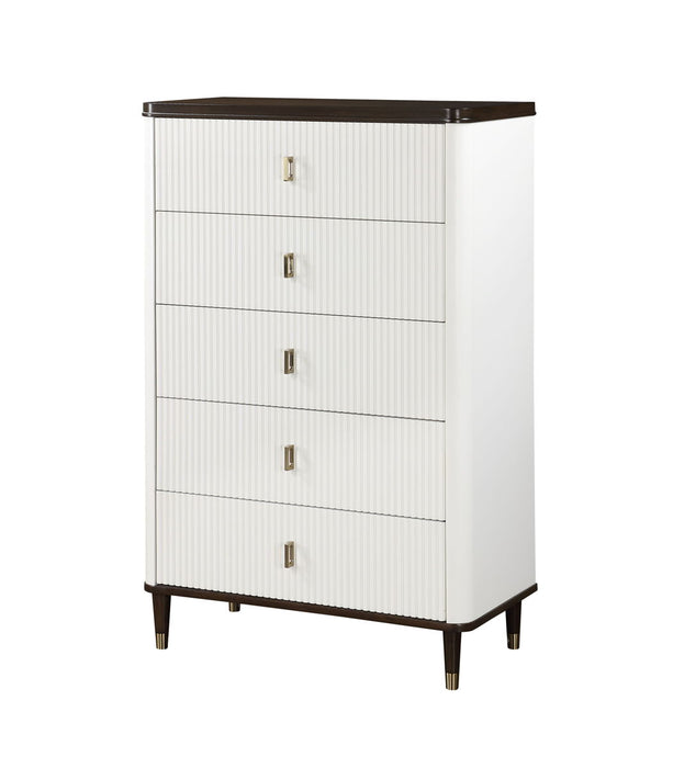 Carena - Chest - White / Walnut