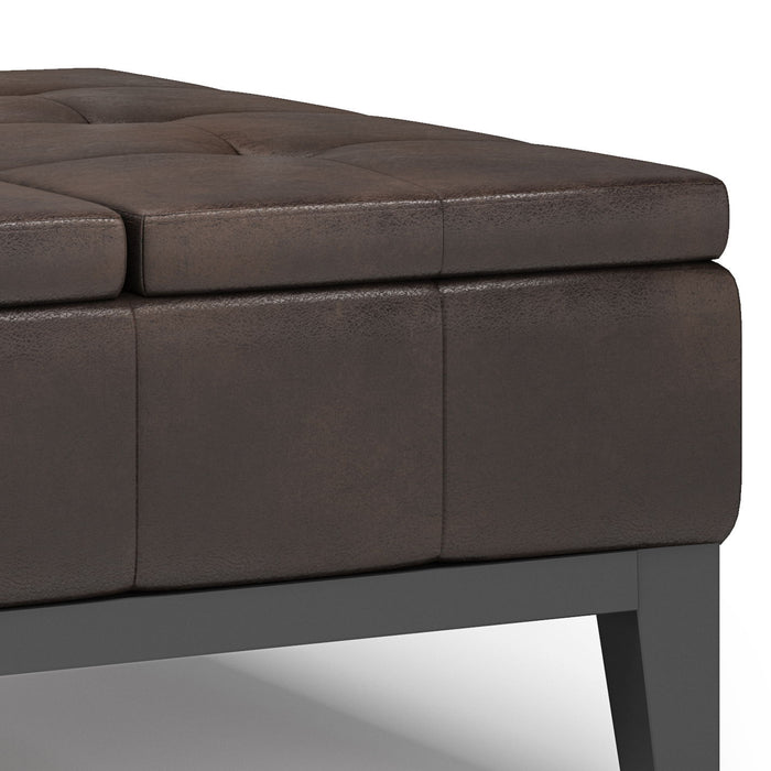 Dover - Square Coffee Table Storage Ottoman