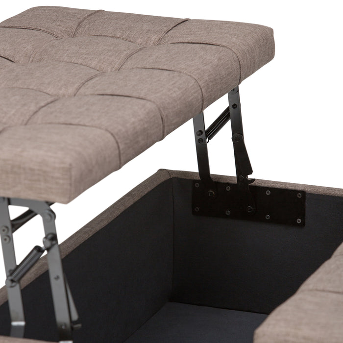 Harrison - Coffee Table Storage Ottoman