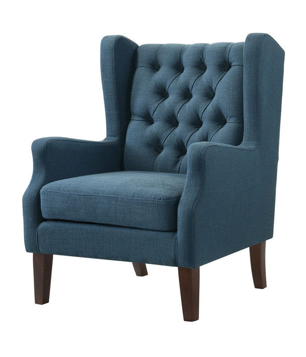 Irwin - Linen Button Tufted Wingback Chair