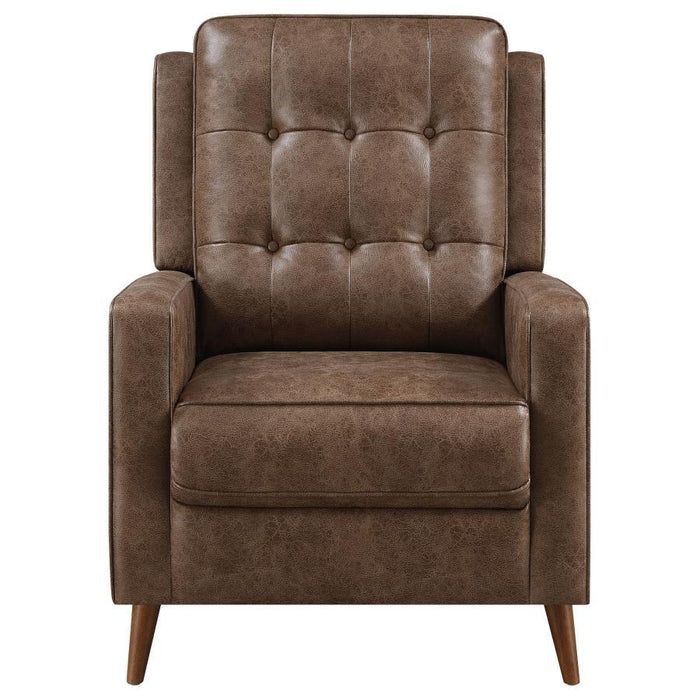 Davidson - Upholstered Tufted Push Back Recliner