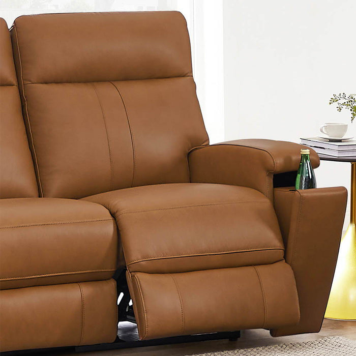 Venice - Power Headrest, Zero Gravity Reclining Sofa - Brown