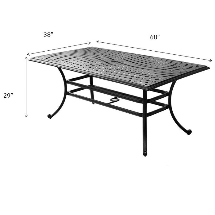 Rectangle Outdoor Dining Table