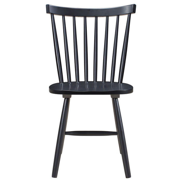 Hollyoak - Windsor Spindle Back Dining Side Chairs (Set Of 2) - Black