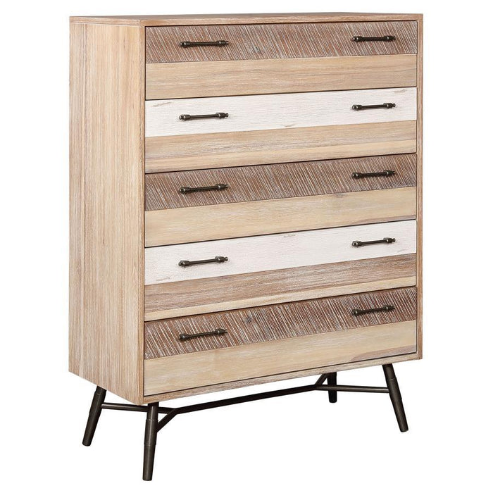 Marlow Collection - Marlow 5-drawer Chest Rough Sawn Multi