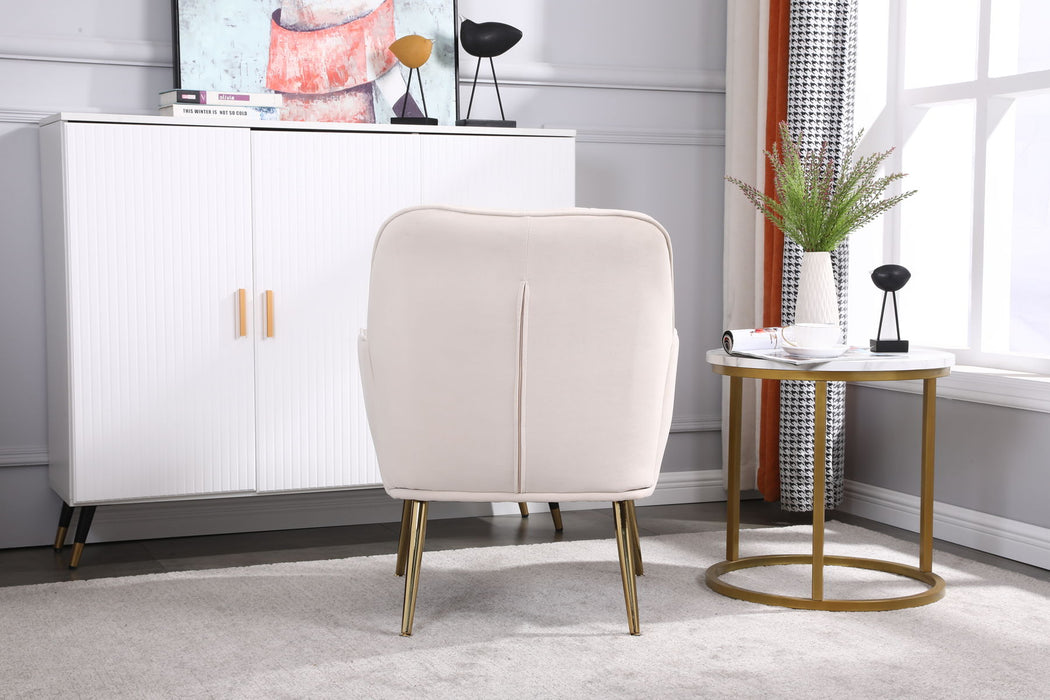 Modern Mid-Century Chair Linen Sherpa Armchair For Living Room Bedroom Office