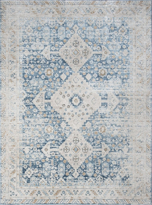 Noble - GC_GEN7003 Blue 5' x 7' Area Rug