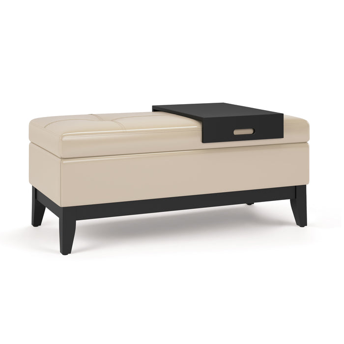 Oregon - Storage Ottoman Bench with Tray