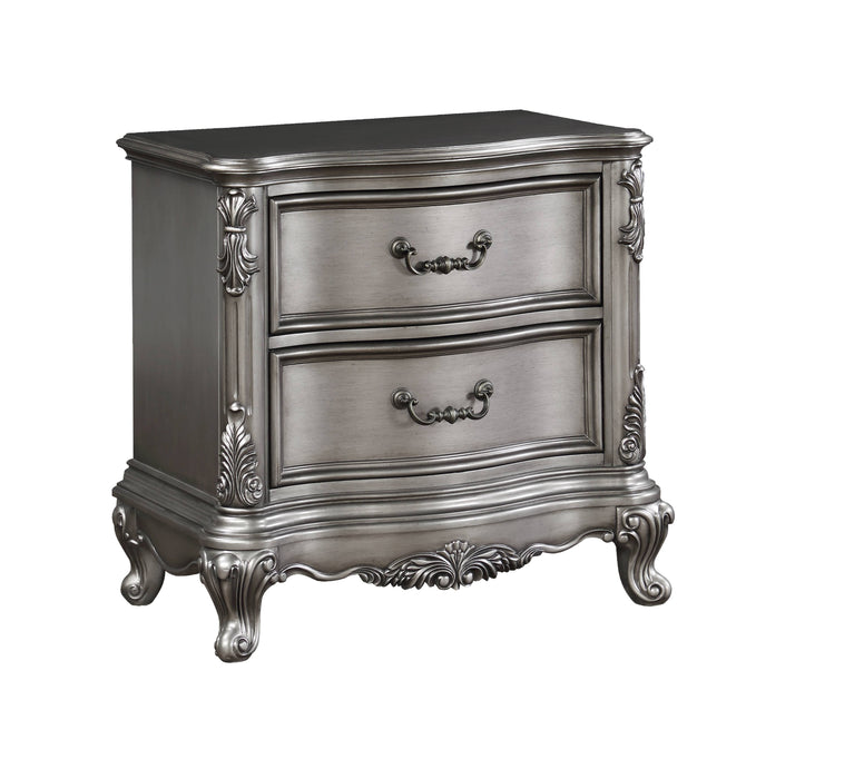 Ariadne - Nightstand - Antique Silver