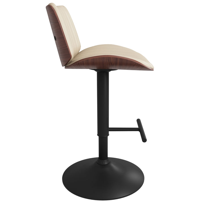 Goulding - Adjustable Swivel Bar Stool - Cream