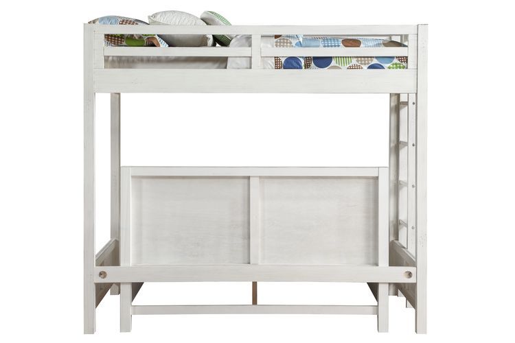 Celerina - Queen Bed - Weathered White Finish