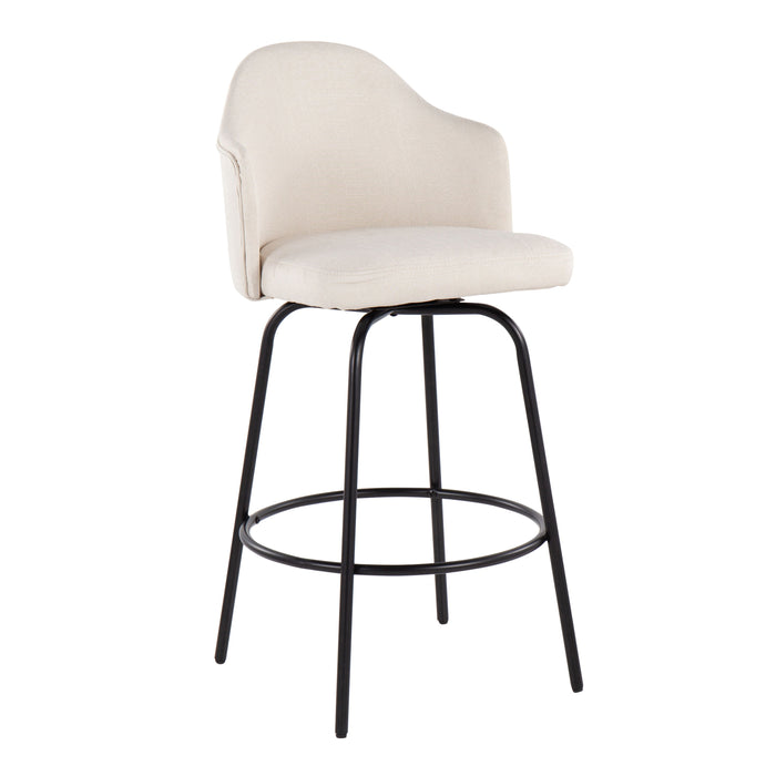 Ahoy - Contemporary Fixed Height Counter Stool (Set of 2)