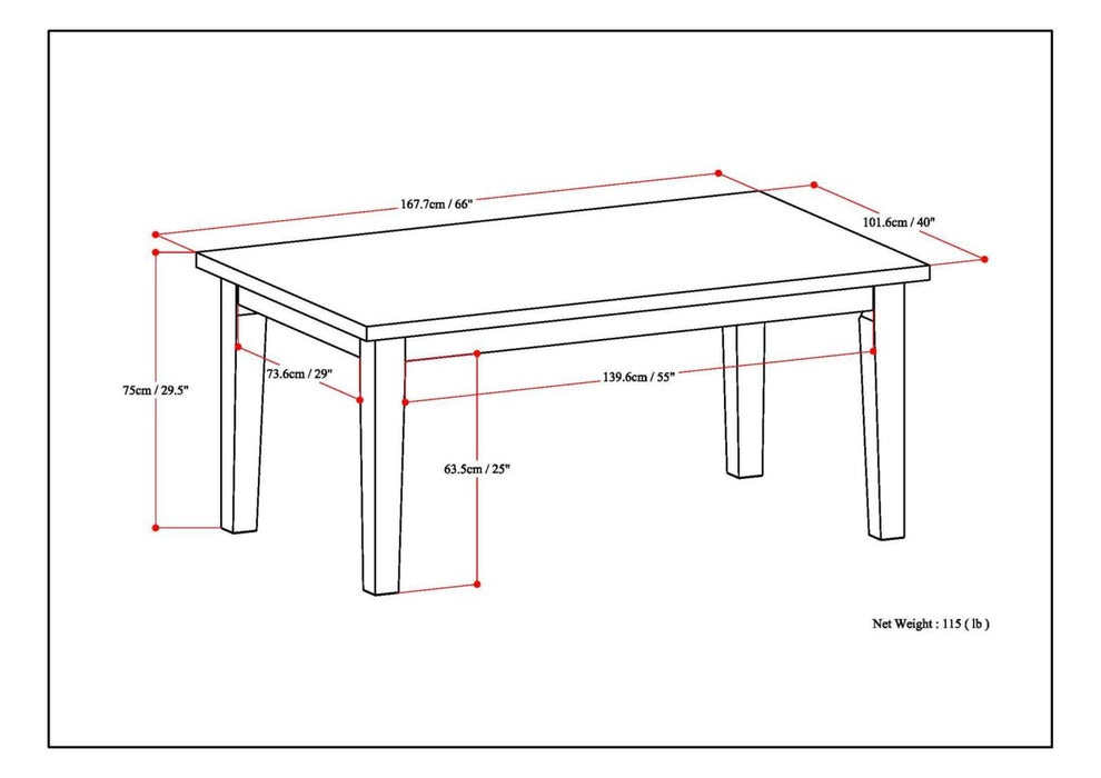 Eastwood - Rectangle Dining Table