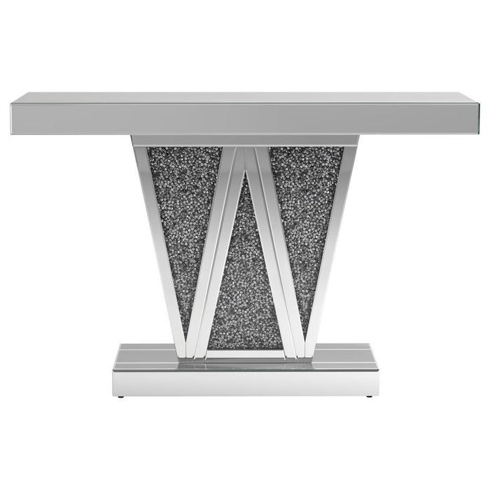 Rectangular Console Table Silver