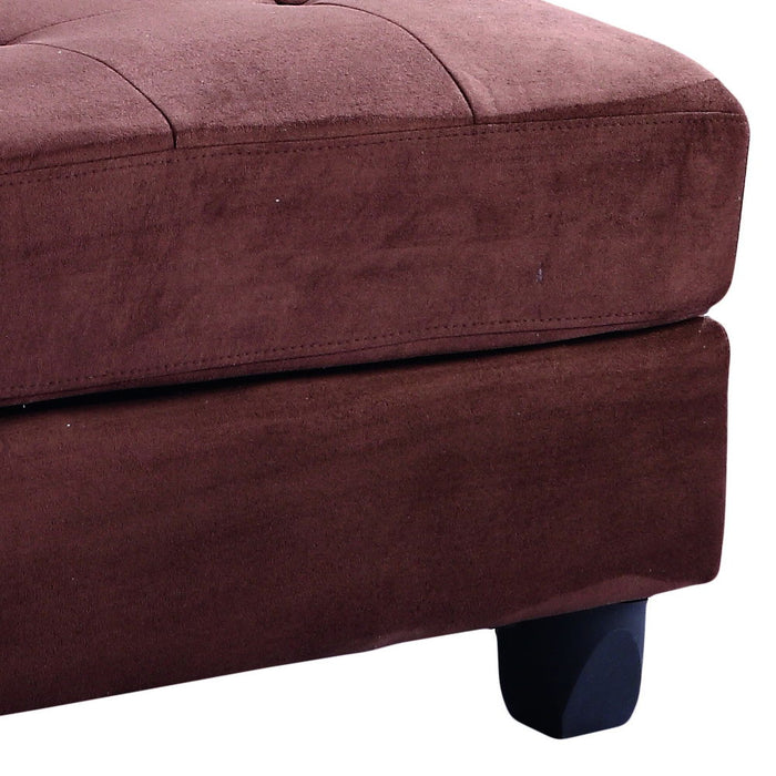 Chic - Lounge Ottoman - Chocolate