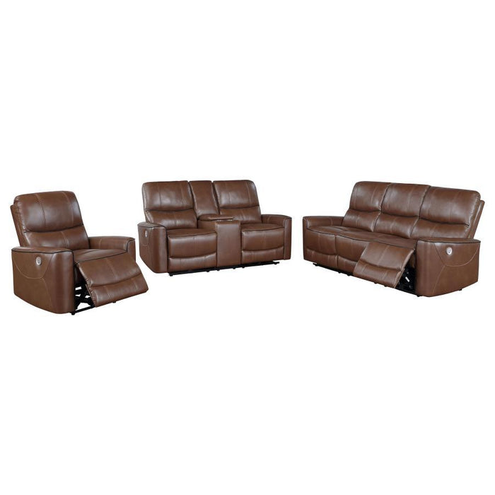 Greenfield - Upholstered Power Reclining Sofa Set