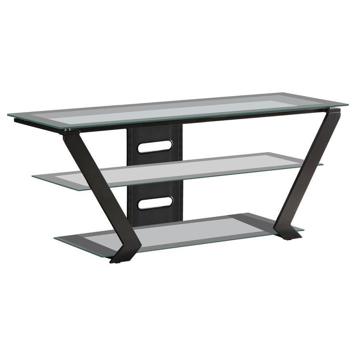 Living Room : Tv Consoles - 2-tier Tv Console Black