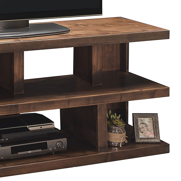 Sausalito - 64" Open Console TV Stand - Whiskey