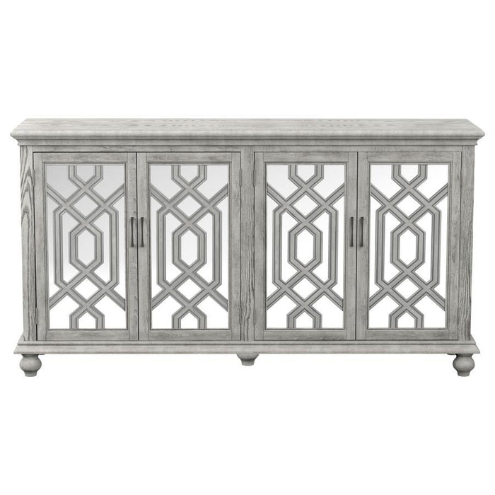 4-door Accent Cabinet Antique White