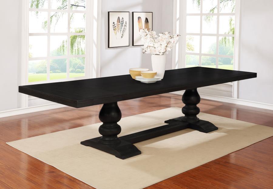 Phelps Collection - Phelps Rectangular Dining Table Antique Noir