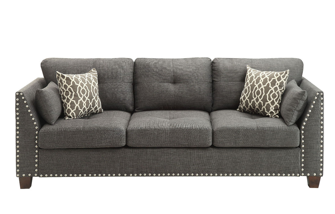 Laurissa - Sofa - Light Charcoal Linen