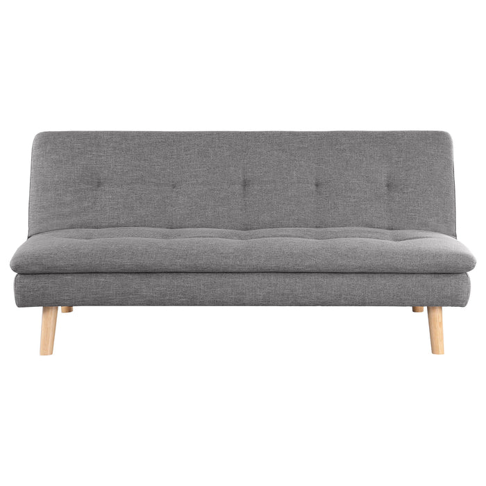 Scout - Upholstered Tufted Convertible Sofa Bed - Grey