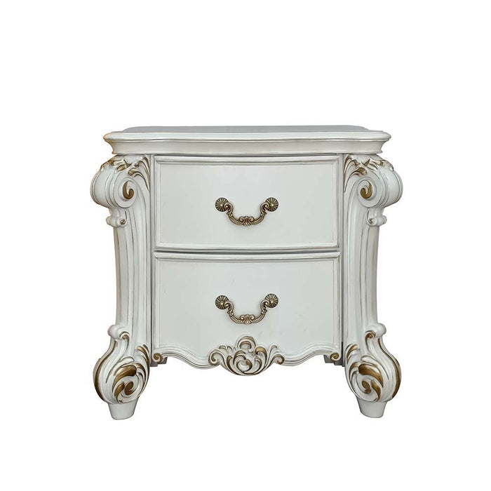 Vendom - Nightstand - Antique Pearl Finish