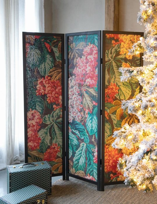 The Three Panel Decorative Screen - Multi