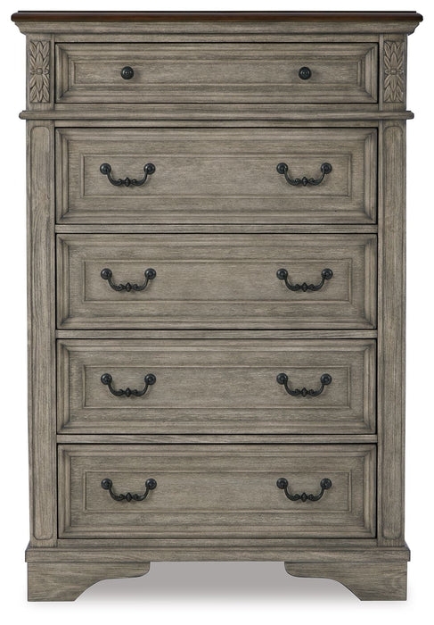 Lodenbay - Antique Gray - Five Drawer Chest