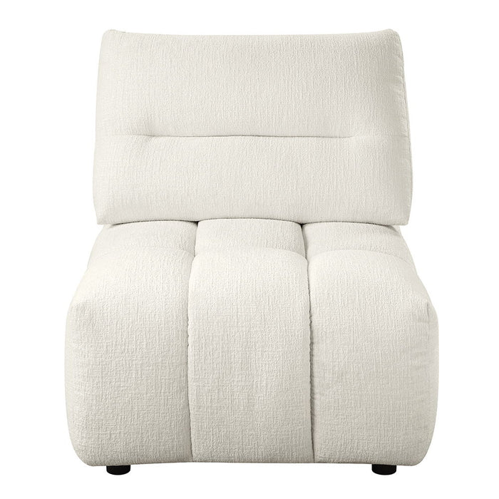 Loanna - Modular Armless Chair - White