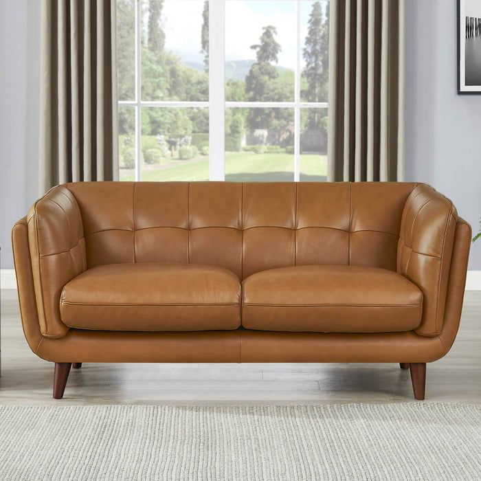 Solana - Waxy Pull-Up Leather Loveseat