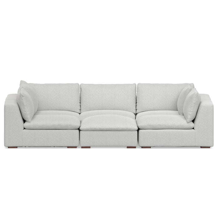 Jasmine - Pit Sectional Sofa - Cloud Gray