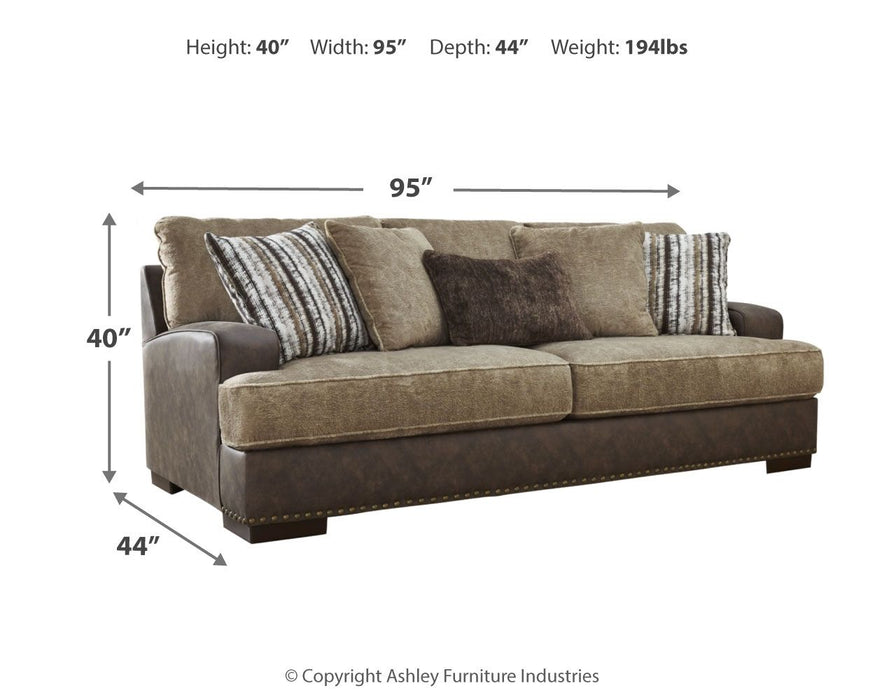 Alesbury - Chocolate - Sofa