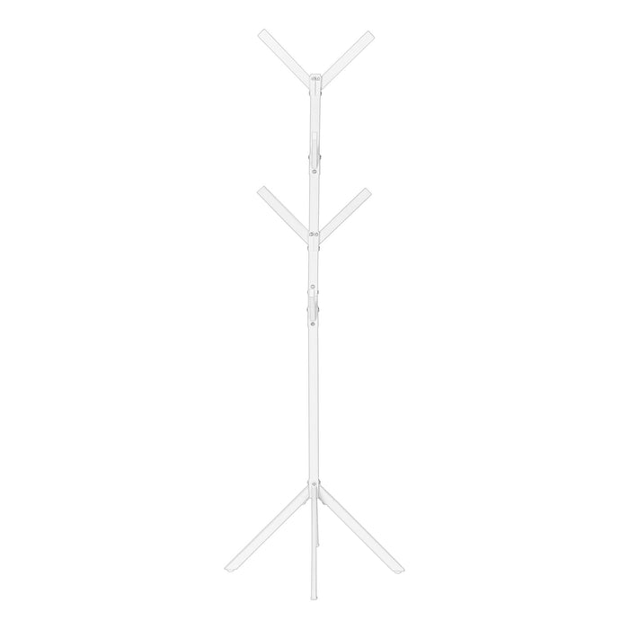 Coat Rack, Hall Tree, Free Standing, 8 Hooks, Entryway, Contemporary & Modern