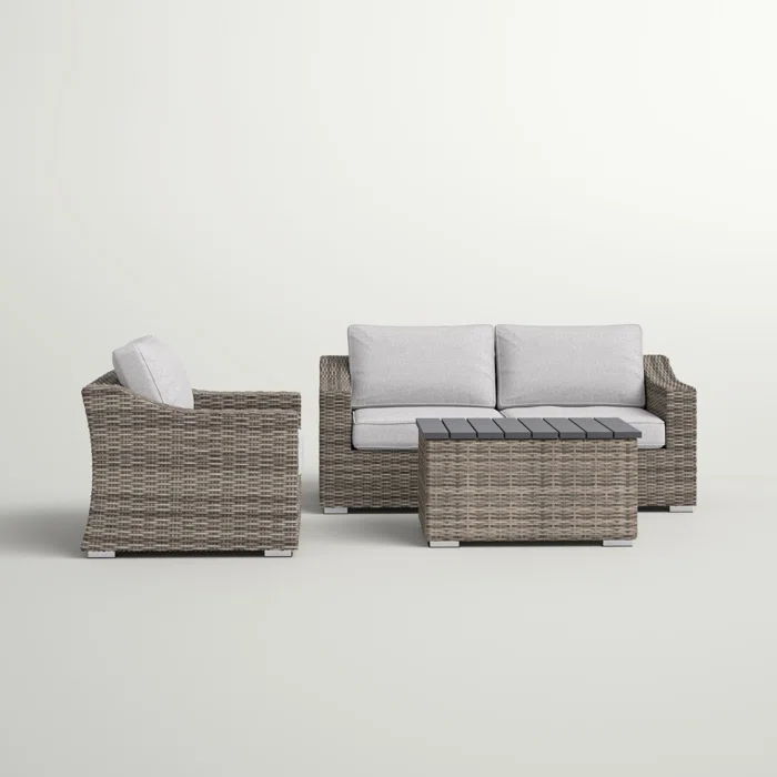 Stylish Sofa Seating Group With Cushions Perfect For Outdoor Gatherings