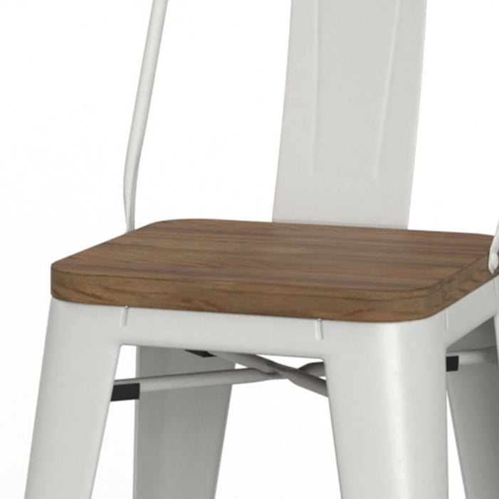 Rayne - 24" Metal / Wood Counter Height Stool