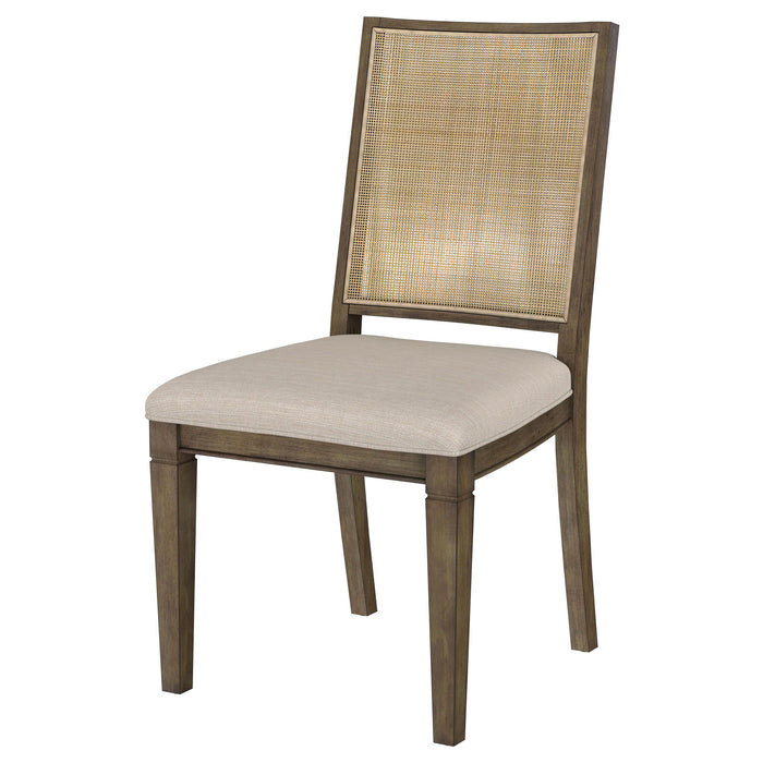 Matisse - Woven Rattan Back Dining Side Chair (Set of 2) - Brown