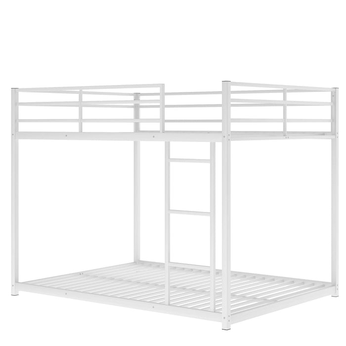 Metal Bunk Bed, Low Bunk Bed With Ladder