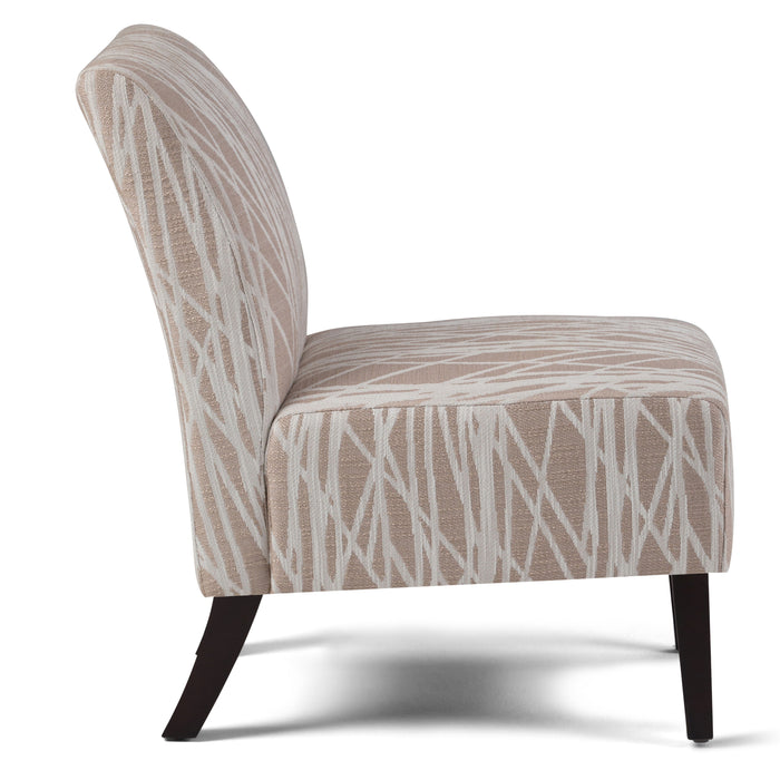 Woodford - Accent Chair - Beige / White