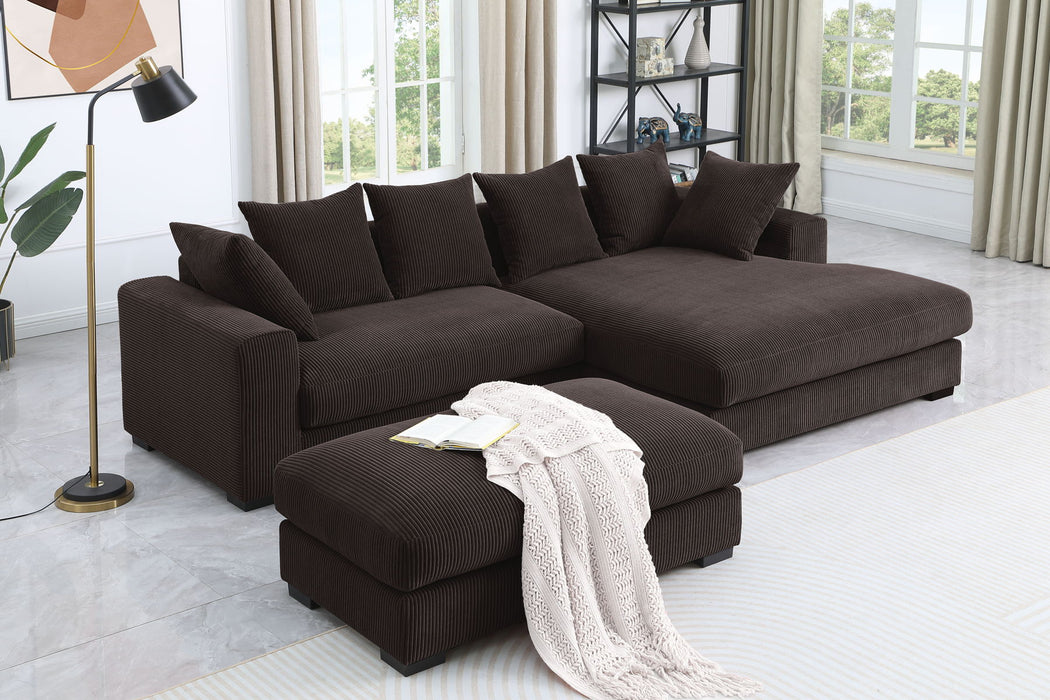 Duke - 4 Piece Upholstered Sectional