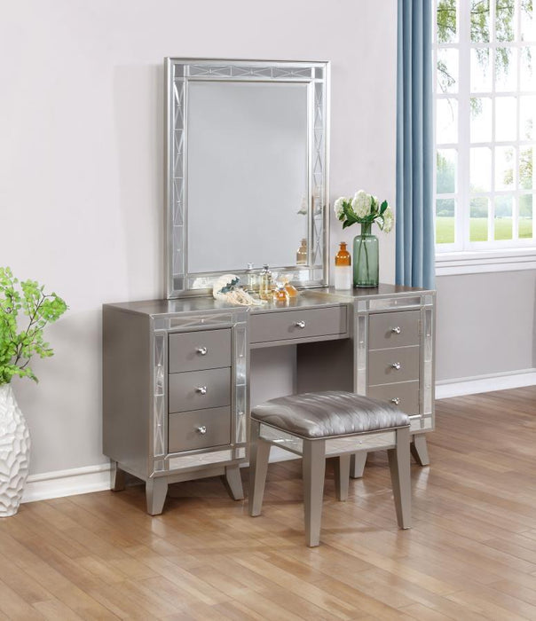 Leighton - Vanity Mirror - Metallic Mercury